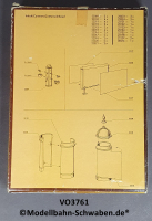 Vollmer 3761 H0 Bausatz Marktplatzausstattung, OVP