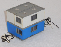 Vollmer 5724 H0 Wohn-/Bürocontainer, 2x2 Block WS/BU m. Innenbeleuchtung