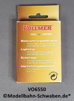 Vollmer 6550 Beleuchtungselement, 16V/30mm, OVP