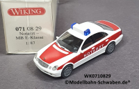 Wiking 0710829 H0 MB E-Klasse Notarzt, OVP