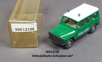 Wiking 12106 H0, MB, 230 G Polizei, grün/weiss, EVP