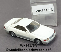 Wiking 141/6A H0, MB 500SL, weiss, EVP