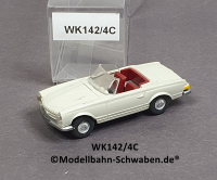 Wiking 142/4C H0, MB 250 SL, Cabrio, grauweiss, EVP