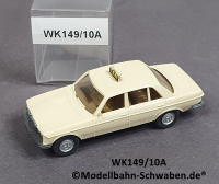 Wiking 149/10A H0 MB 240 D, Taxi, E-Klasse, creme, EVP