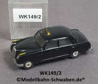 Wiking 149/2 H0 MB 220, Taxi, Mod.54, Schwarz, EVP