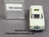 Wiking 149/7B H0 MB 200/8 Taxi, grauweiß, EVP