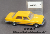 Wiking 151/1D H0, MB 450SE, melonengelb, EVP