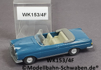 Wiking 153/4F H0 MB 300SE, azurblau, EVP