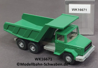 Wiking 16671 H0, Magirus Deutz Muldenkipper, grün, EVP