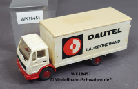 Wiking 18451 H0, MB LP 2232 Koffer LKW, Dautel Ladebordwand, EVP