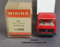 Wiking 18526 H0 MB Stahl-Container Sattelzug Siemens EWSD
