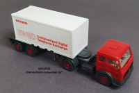Wiking 18526 H0 MB Stahl-Container Sattelzug Siemens EWSD