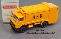 Wiking 22641 H0, MB Preßmüllwagen, BSR, orange, OVP