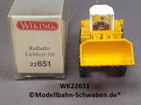 Wiking 22651 H0, Liebherr 531, Radlader, OVP