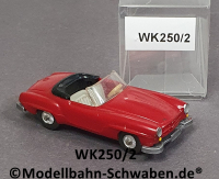 Wiking 250/2 H0, MB 190 SL Cabrio, rot, EVP