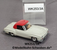 Wiking 253/3A H0, MB 190 SL, Coupedach, grauweiss, EVP