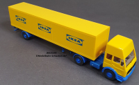 Wiking 25544 H0 MB Sattelzug mit Einachs-Kofferauflieger IKEA