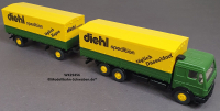 Wiking 29456 H0 MB 2235 Pritschen Fernlastzug Diehl Spedition