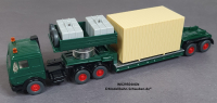 Wiking 29504 H0 MB Schwerlastzug mit Ladung, Grün