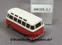 Wiking 325/2I H0, VW T1 Sambabus, braunweiss/rose, EVP
