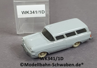 Wiking 341/1D, H0, Opel Rekord Caravan Kombi, grau, EVP