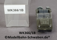 Wiking 366/1B, H0, DKW Munga, basaltgrau/olivgrün, EVP