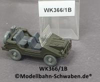 Wiking 366/1B, H0, DKW Munga, basaltgrau/olivgrün, EVP