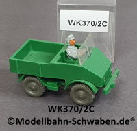 Wiking 370/2C H0 Unimog 411, grün, EVP