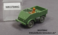 Wiking 370 H0, MB Unimog 411, Typ 3 offen, grün, EVP