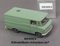 Wiking 409/2, H0, MB L406 Kastenwagen, resedagrün, EVP