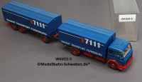 Wiking 455/5 H0, MB 1632, Fernlastzug, 17111 Transit Transport Flensburg, EVP