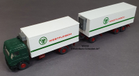 Wiking 458 H0 MB 1638 Kühl-Lastzug Westfleisch