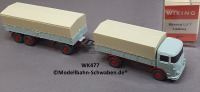 Wiking 477 H0, Büssing LU 7 Lastzug, Veteran, OVP