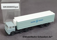 Wiking 52 N MB Kühl-Container Sattelzug, INTERFROST, grau/weiss EVP