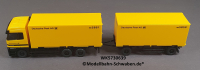 Wiking 5730639 H0 MB Actros Wechselkoffer-Lastzug Post, OVP