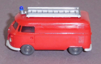 Wiking 603/6 H0 Feuerwehr VW Bus T1 mit Dachaufbau