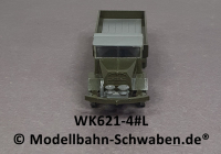 Wiking 621/4 H0 MAN Gelände LKW Bundeswehr Bz ca. 1960-65