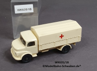 Wiking 635/1B, H0, MB L1413 Pritschen-LKW, DRK, EVP