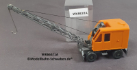 Wiking 663/1A, H0, Mobilkran, gelborange, EVP