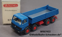Wiking 67422 H0, MB Pritschenkipper, blau, OVP