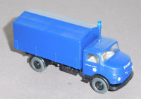 Wiking 696/1 H0 THW Lkw Mercedes L 1413 Pritsche mit Plane