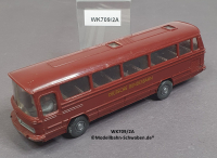 Wiking 709/2A H0 MB O 302 Bus, DEUTSCHE BUNDESBAHN, braunrot, EVP