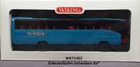 Wiking 71402 H0 Reisebus MB O 404 RHD türkis/schwarz, OVP