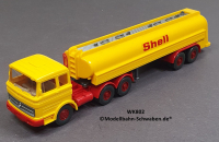 Wiking 802 H0 MB Tanksattelzug Shell, Abziehbild