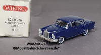 Wiking 8240326 H0, MB, 220 S, dunkelblau, OVP