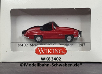 Wiking 83402 H0, Mercedes Benz 300 SL Roadster / Cabrio, Rot, OVP