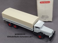Wiking 8430123 H0, MB L 10000 Pritschen LKW, grau, OVP