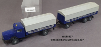 Wiking 85827 H0, Büssing 8000, Pritschen Lastzug, Dachser Spedition, EVP
