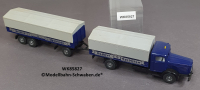 Wiking 85827 H0, Büssing 8000, Pritschen Lastzug, Dachser Spedition, EVP