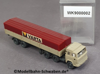 Wiking 9000002 N Magirus, Pritschensattelzug, zementgrau, EVP